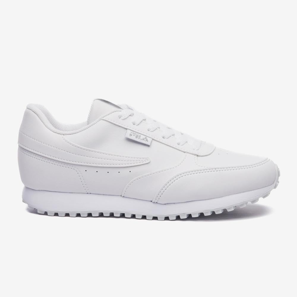 Tenis Fila Renno Classic Sl Feminino, White/Silver, 36