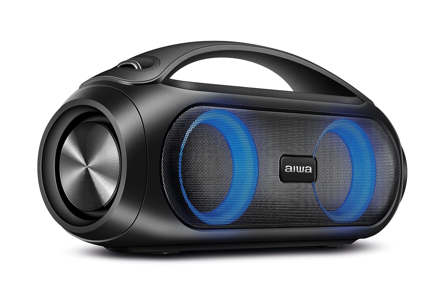 Caixa de Som Boombox AIWA BBS-02A 50W Bluetooth 8H IPX5 RGB USB