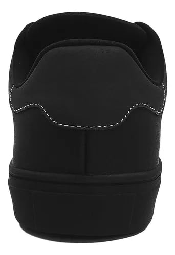Tênis Masculino Sandrini Casual Sapatênis Confortável Dia a Dia Urbano (Preto, BR, Adulto, Numérico, 40)