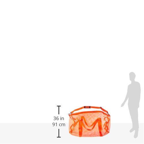 Champion Sports Bolsa de viagem de malha com zíper e alça de ombro ajustável - Bolsa de ginástica multiuso de 38 cm x 91 cm para equipamentos, equipamentos esportivos, lavanderia - Bolsa de viagem e