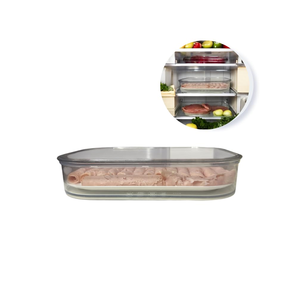 Porta Frios Acrílico Transparente Organizador Empilhável (1)