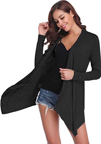 Cardigan Feminino Estilo Slim Confortável Fashion Para Mulheres – Slim Fitness – Preto EGG