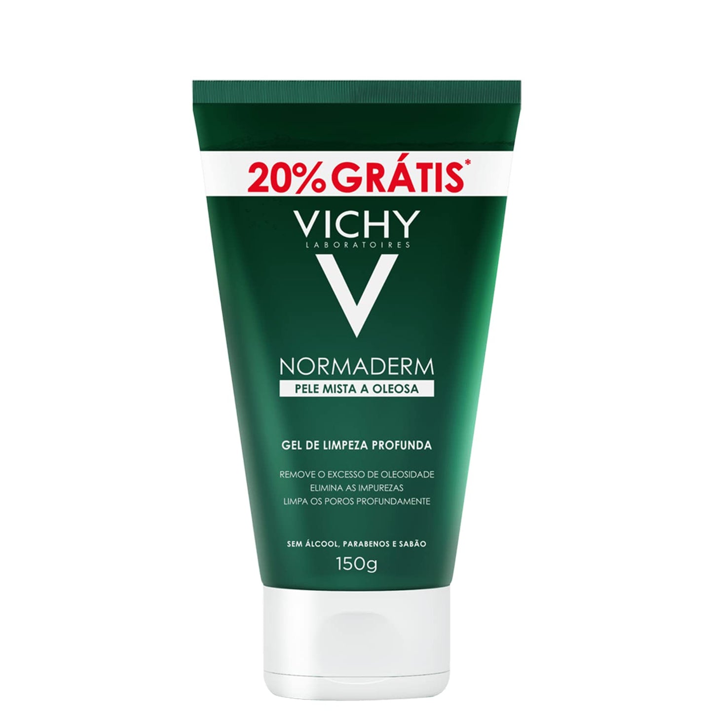 Gel De Limpeza Facial Vichy Normaderm Pele Mista A Oleosa Com 150G