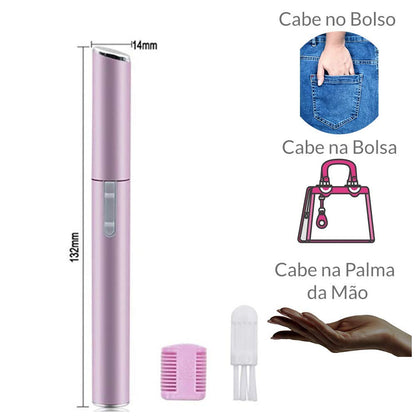 Mini Depilador Elétrico Buço Sobrancelha Nariz Virilha Axila Super