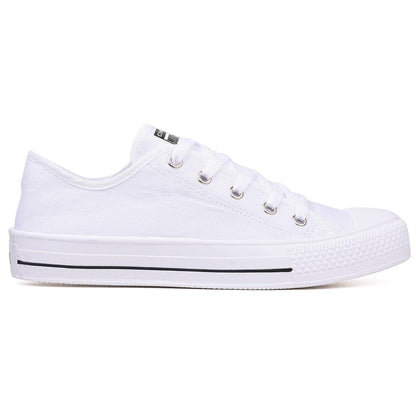 Tenis Casual Feminino Cano Baixo Branco Moda Leve (37/38, Branco)
