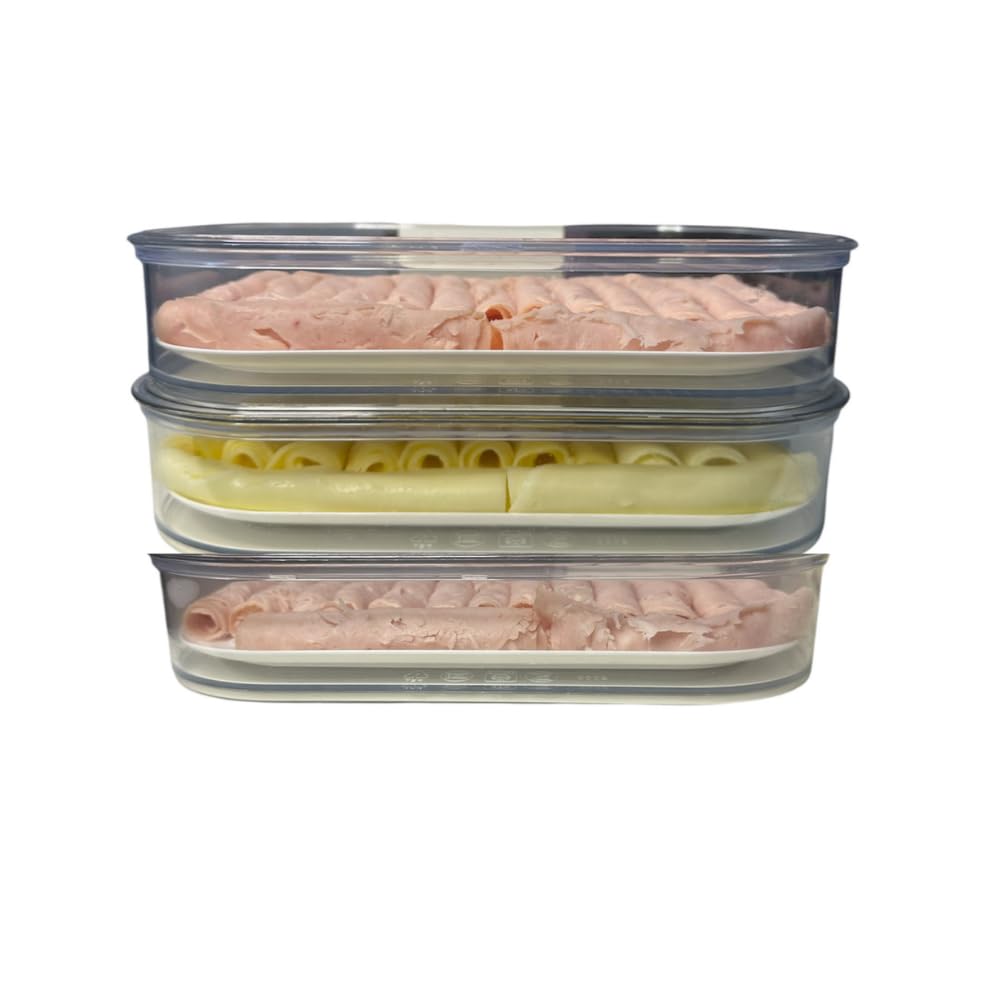 Porta Frios Acrílico Transparente Organizador Empilhável (1)