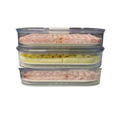 Porta Frios Acrílico Transparente Organizador Empilhável (1)