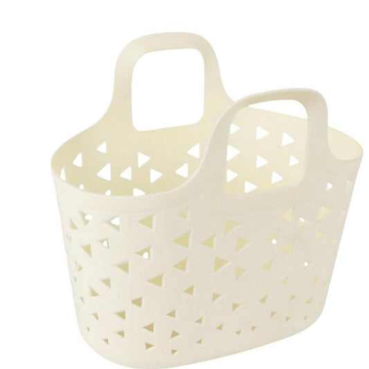 kit 2 Cestos Organizador Plástico,casa,cozinha 16,5cm e Alça Color