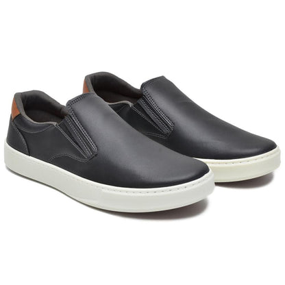 Sapatenis Masculino Confort Slip On Ultra Conforto - Preto/42