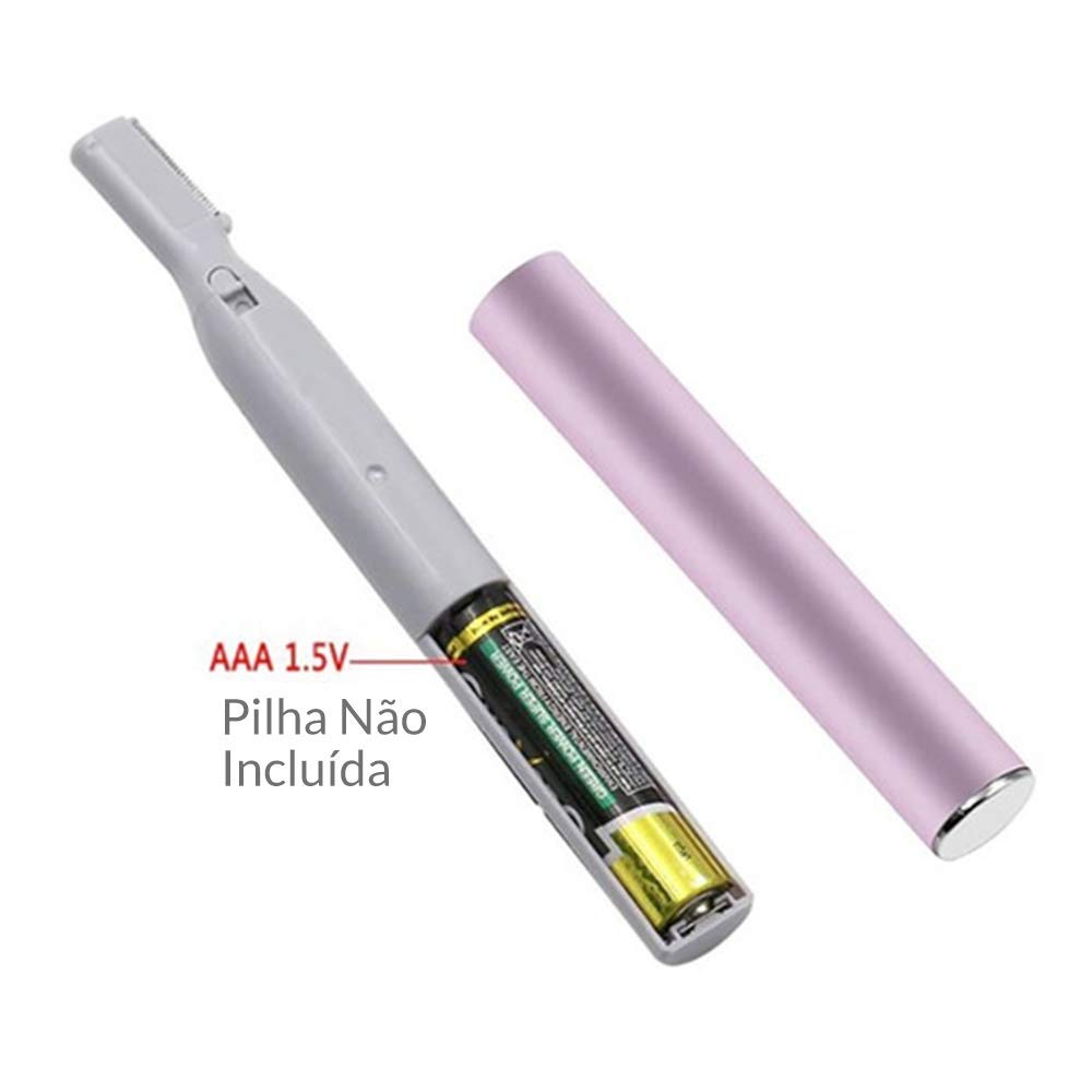 Mini Depilador Elétrico Buço Sobrancelha Nariz Virilha Axila Super