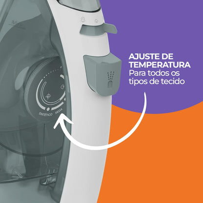 Ferro de passar Cadence Vapor IRO215 Cinza 127V