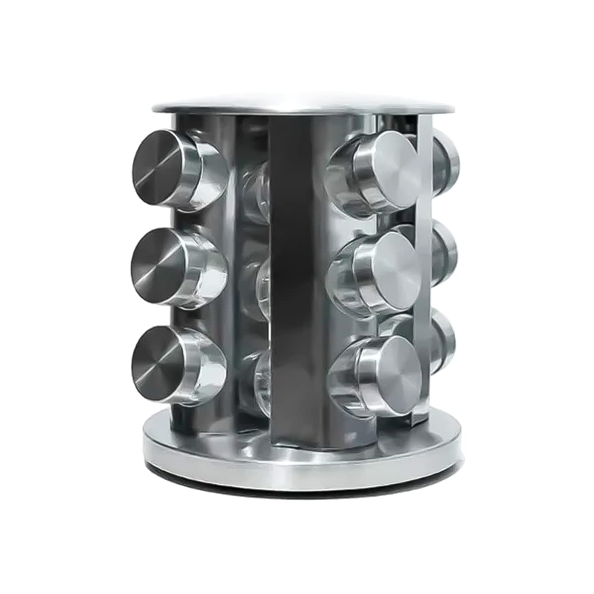 Porta Condimentos 12 Potes Base Giratória Futuro Casa Fuy428