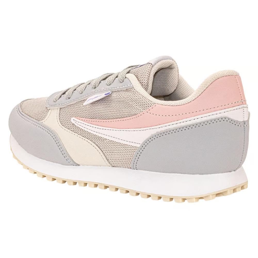 Tenis Fila Renno Classic Feminino, Silver/White/Lotus, 37