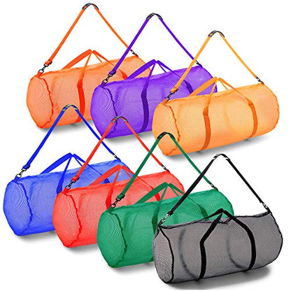 Champion Sports Bolsa de viagem de malha com zíper e alça de ombro ajustável - Bolsa de ginástica multiuso de 38 cm x 91 cm para equipamentos, equipamentos esportivos, lavanderia - Bolsa de viagem e