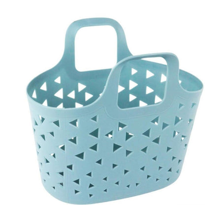 kit 2 Cestos Organizador Plástico,casa,cozinha 16,5cm e Alça Color