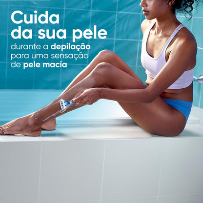 Gillette Venus Creme Protetor para Depilação com Óleo de Amêndoas, Depilação Corporal, 150mL