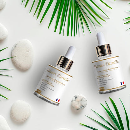 Sérum Facial Hidratante e Revitalizante Rejuvenescedor Beauté Éternelle 30 ml com Ácido Hialurônico (Aloe Vera, Óleo de Semente de Uva, D-panthenol, Vitamina E)