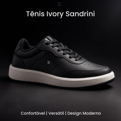 Tênis Masculino Sandrini Casual Confortável Sn-465 (Preto, BR, Adulto, Numérico, 41)