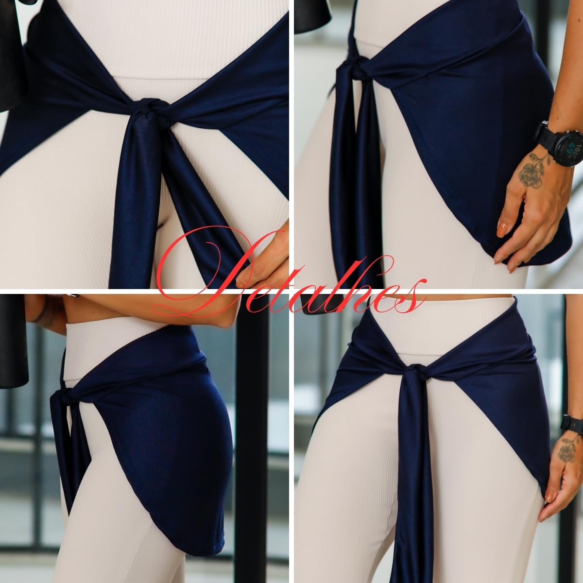 Saia Tampa Bumbum Esportiva Básica Suplex Dry Ultra-Leve Moda Feminina Fitness 3074A (BR, Alfa, Único, Regular, Regular, Marinho)
