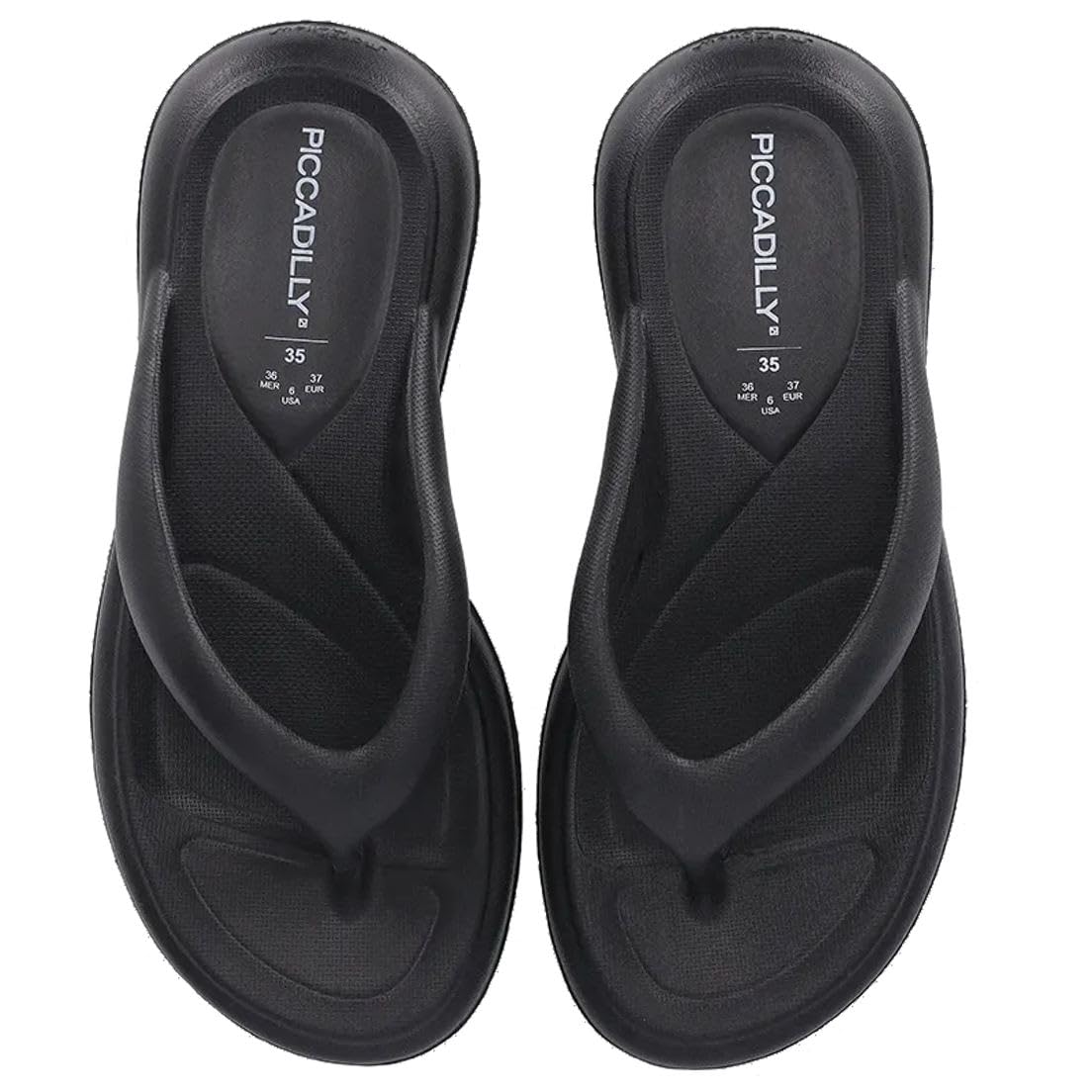 Chinelo Piccadilly Marshmallow Eva Feminino C248001-37 - Preto