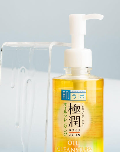 Hada Labo® Gokujyun Oil Cleasing - Óleo de limpeza facial demaquilante com Ácido Hialurônico 200ml