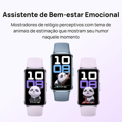 Smartwatch, HUAWEI Band 10, Corpo Elegante em Liga de Alumínio, Análise do Sono em Nível Profissional, Assistente de Bem-estar Emocional, Relógio Smartwatch Compatível com Android e iOS, Azul