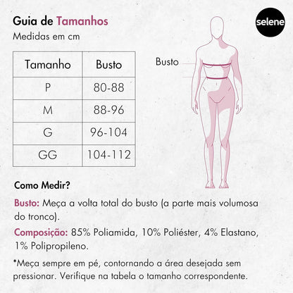 SELENE Top Academia Treino Fitness Microfibra sem Costura de Poliamida, Rosa Mescla, M