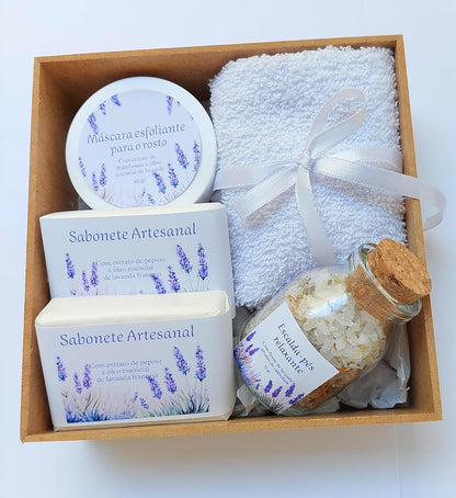 Kit Presente feminino Autocuidado - kit Lavanda