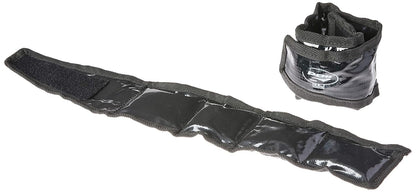 Poli Sports Tornozeleira Emborrachada 1/2kg Preta