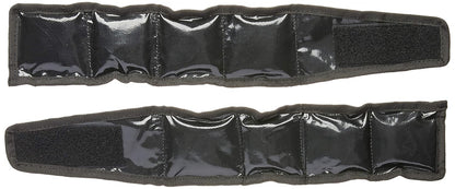 Poli Sports Tornozeleira Emborrachada 1/2kg Preta