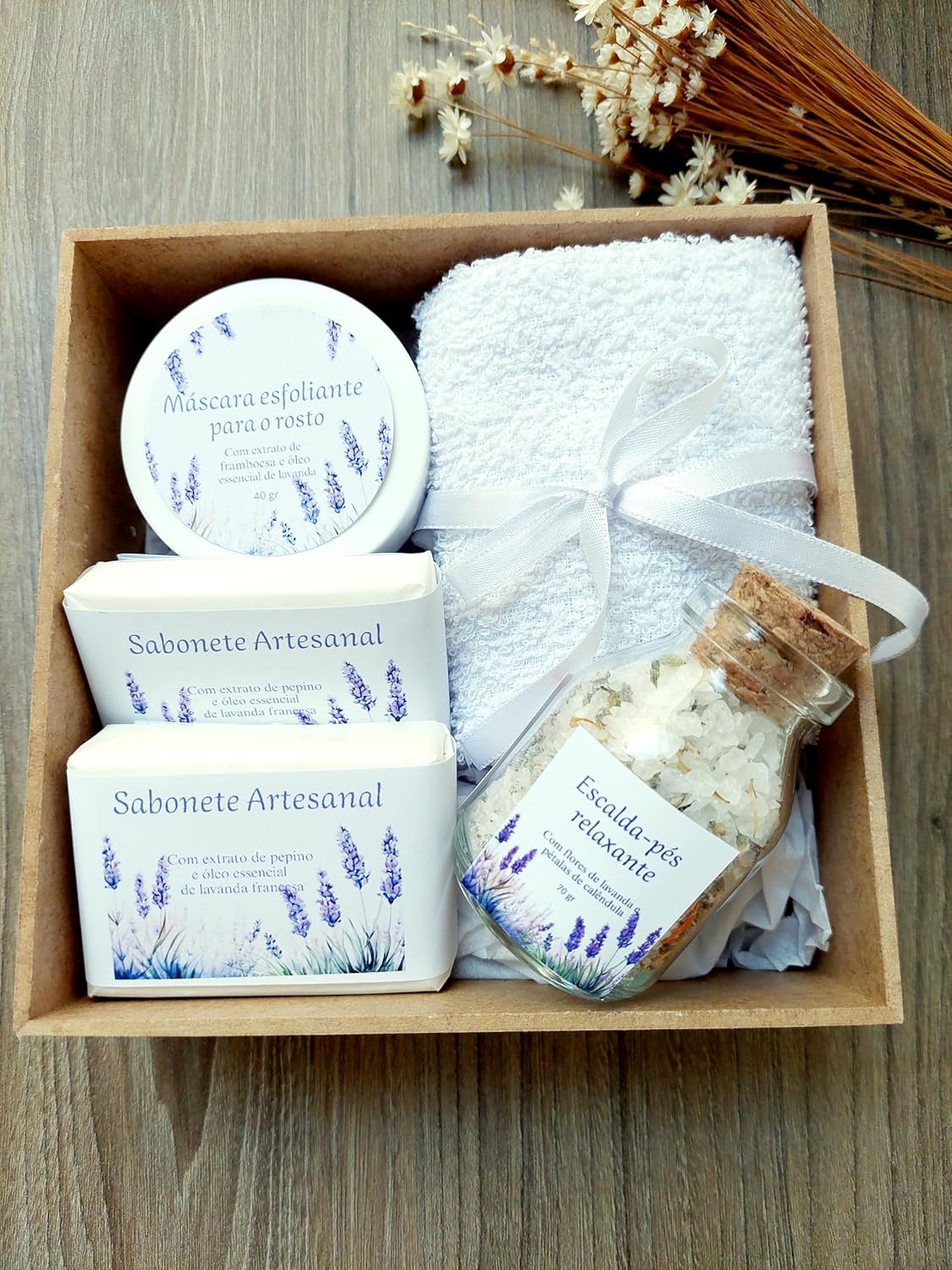 Kit Presente feminino Autocuidado - kit Lavanda