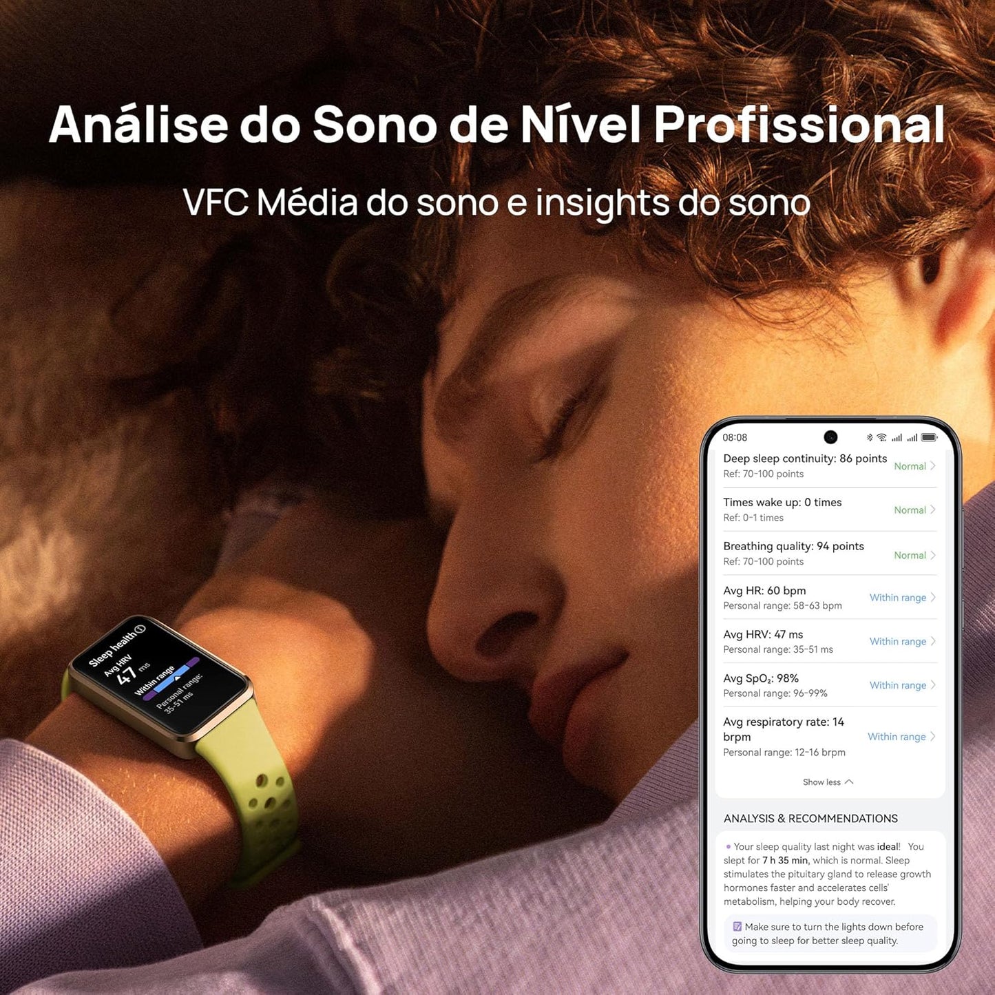 Smartwatch, HUAWEI Band 10, Corpo Elegante em Liga de Alumínio, Análise do Sono em Nível Profissional, Assistente de Bem-estar Emocional, Relógio Smartwatch Compatível com Android e iOS, Azul