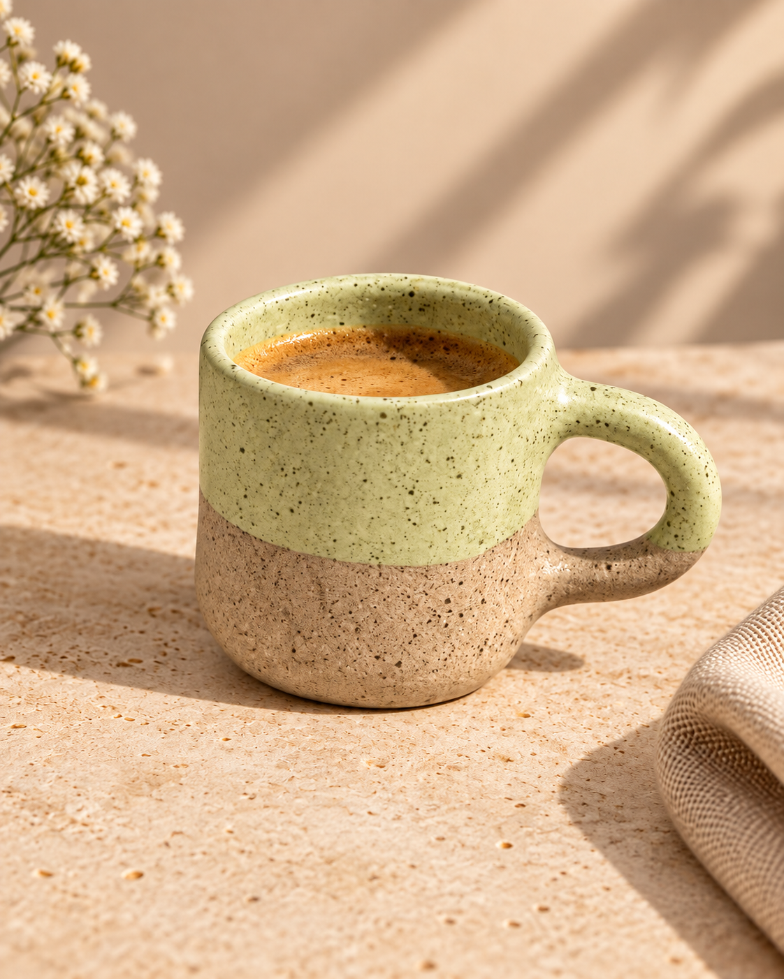 Caneca Serena de Cerâmica Artesanal 100ml