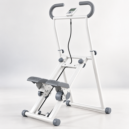 Simulador de Escada Fitness Dobrável com Monitor LCD