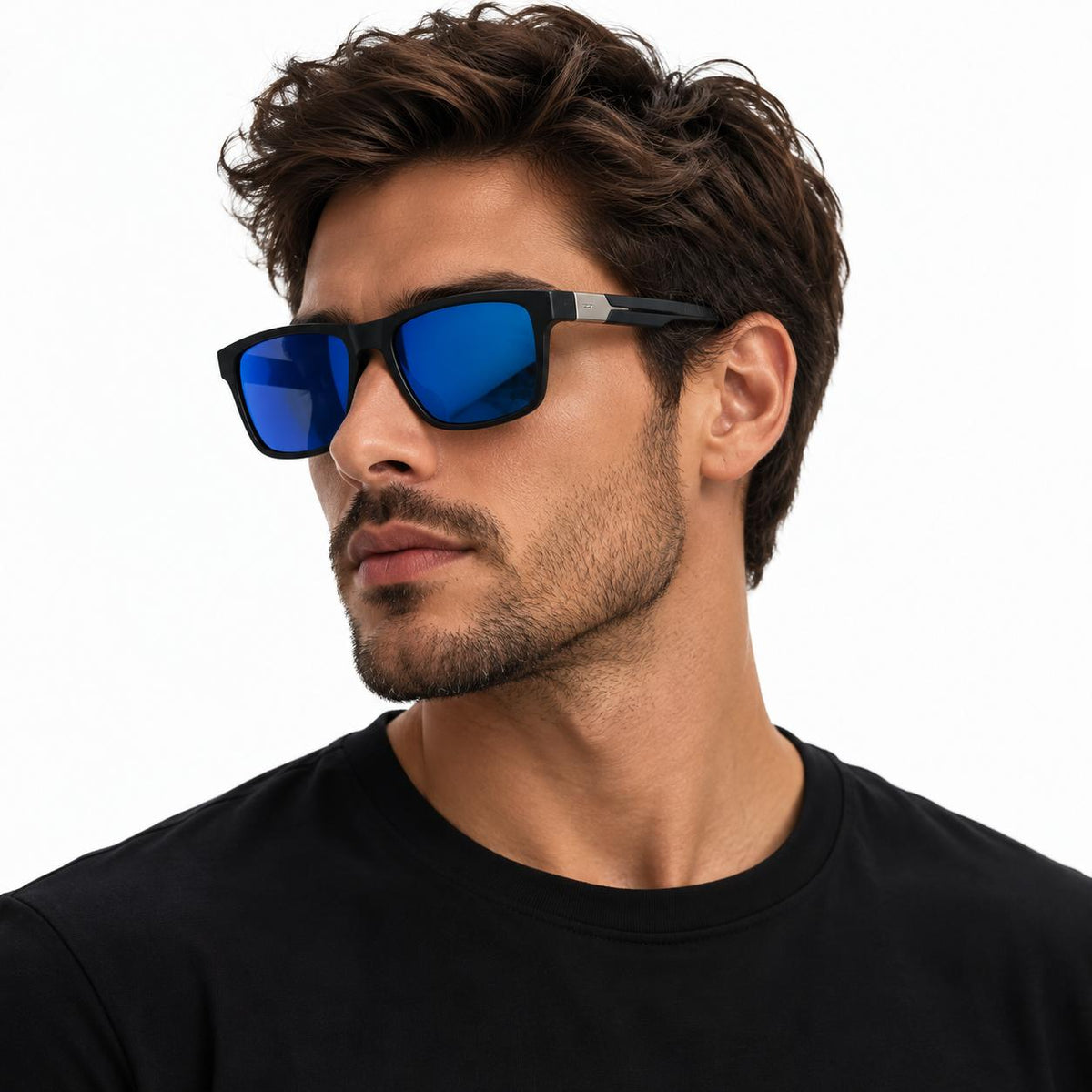 Óculos de Sol Esportivo Quadrado Polarizado UV400