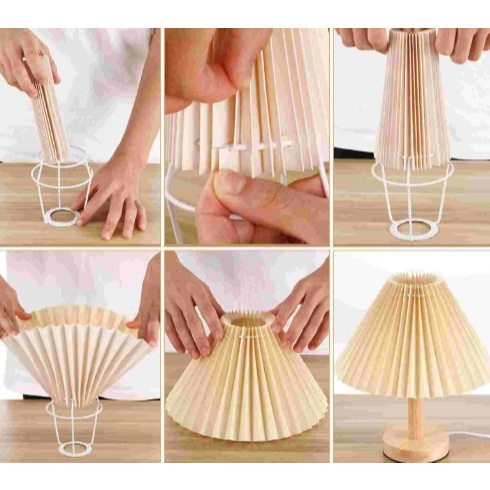 Abajur de Mesa LED USB - Lâmpada Embutida - Montável