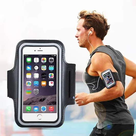 Braçadeira Suporte De Celular Capa De Braço Corrida Treino Caminhada Academia Bicicleta Bike