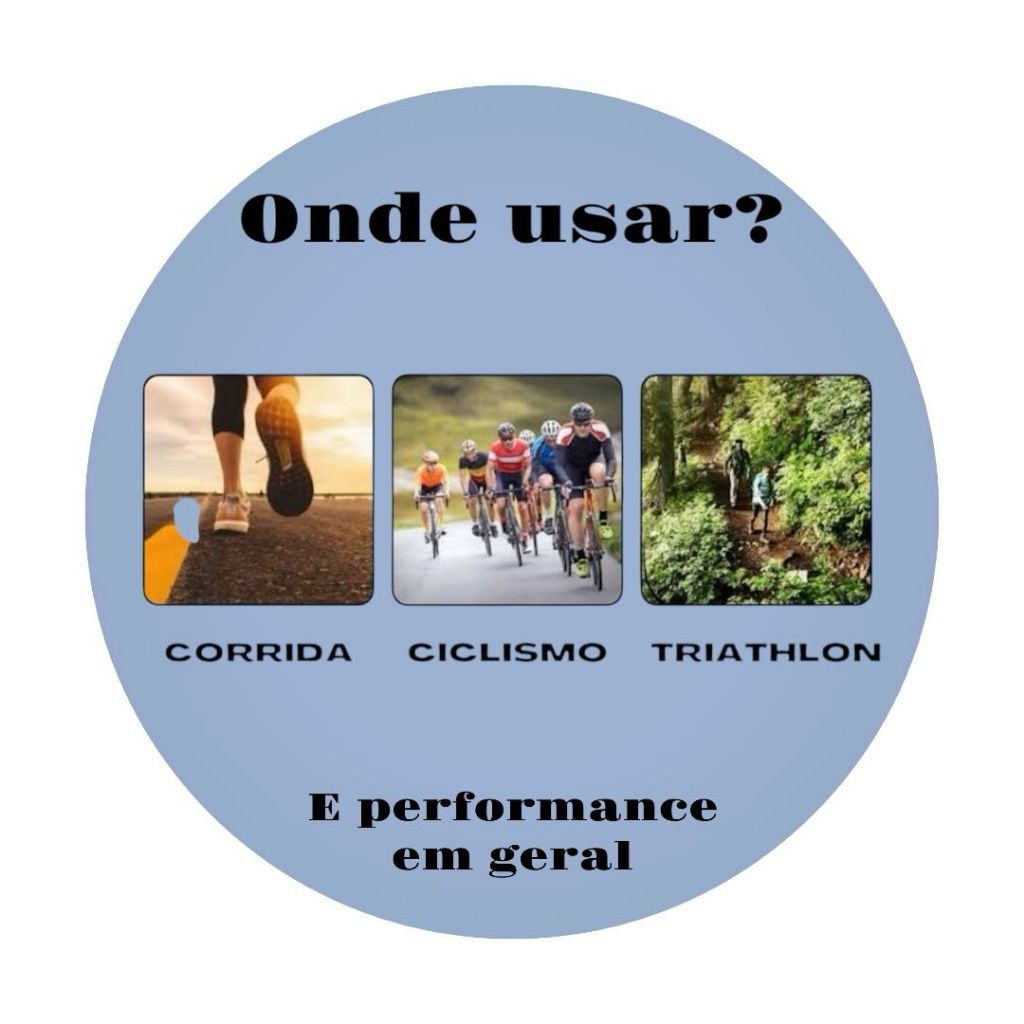 Cinto Porta Número Para Corrida Triathlon Ciclismo Gel Carbo