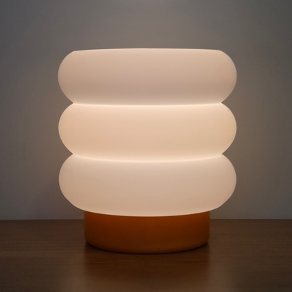 Luminária e Abajur Mini Nuvem para Mesa Quarto Escritório com Lâmpada LED