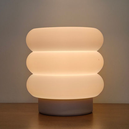 Luminária e Abajur Mini Nuvem para Mesa Quarto Escritório com Lâmpada LED