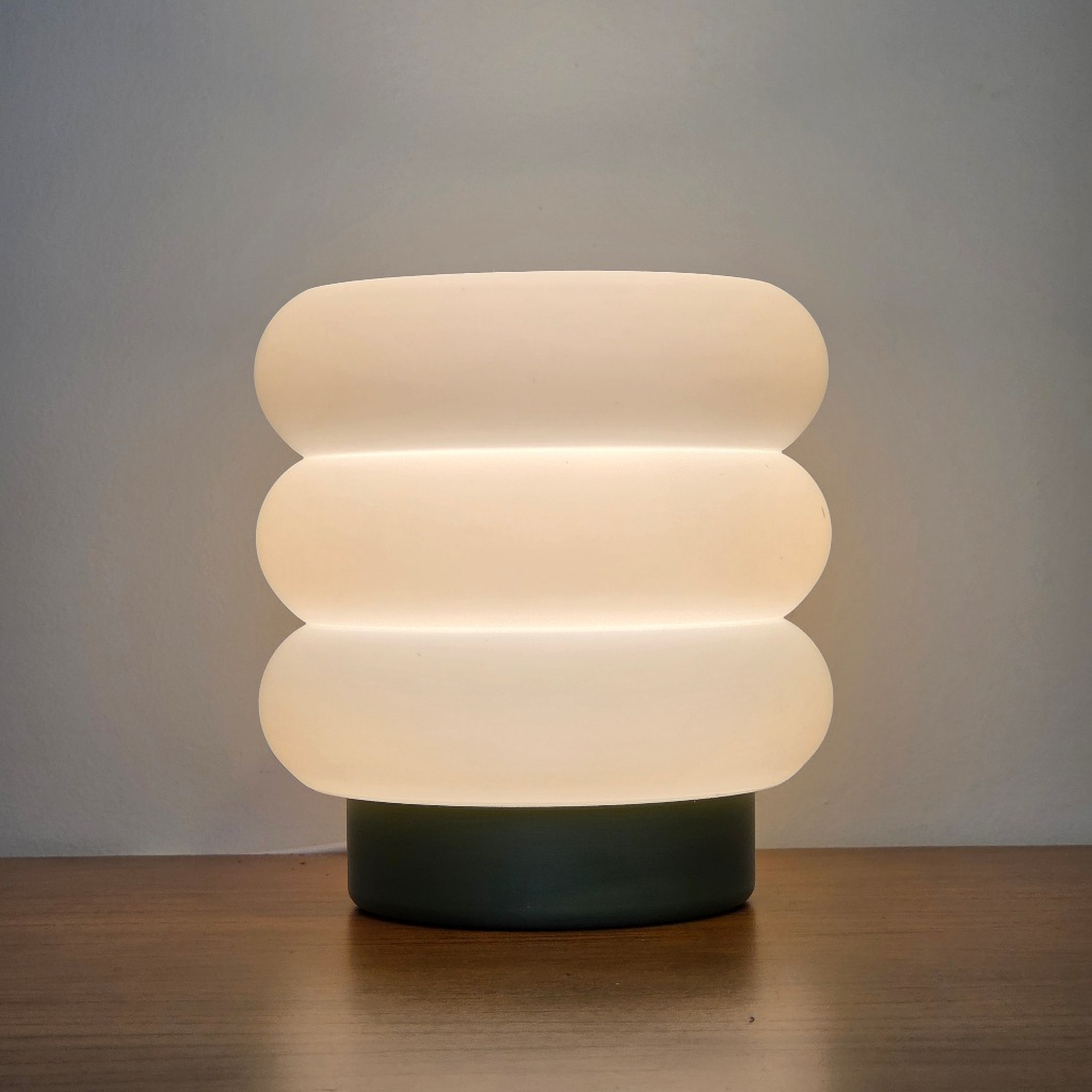 Luminária e Abajur Mini Nuvem para Mesa Quarto Escritório com Lâmpada LED