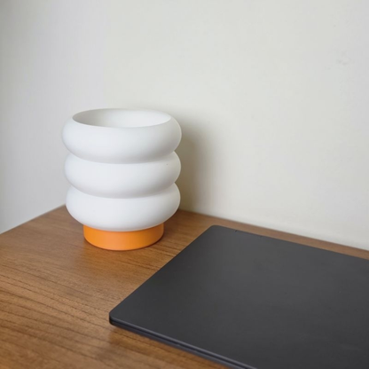 Luminária e Abajur Mini Nuvem para Mesa Quarto Escritório com Lâmpada LED