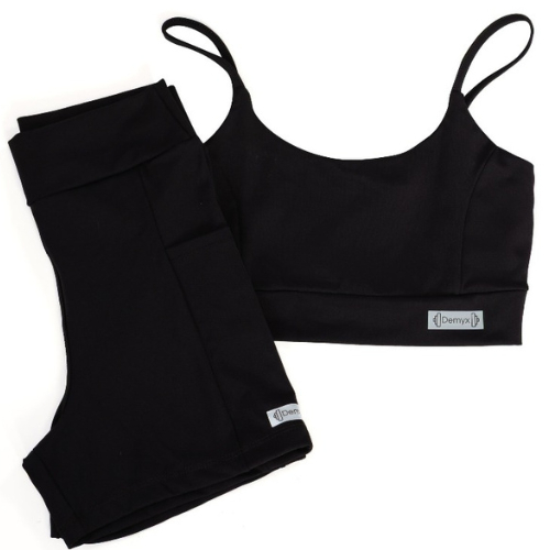 Conjunto Fitness Feminino de Poliamida