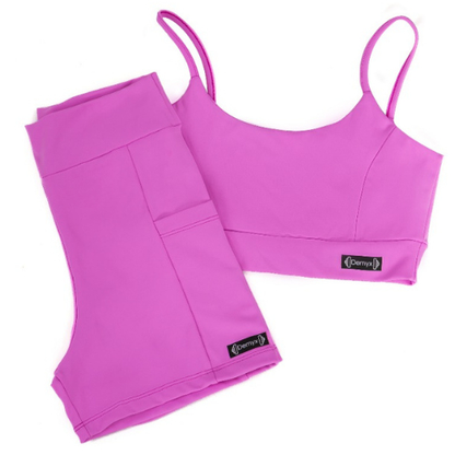 Conjunto Fitness Feminino de Poliamida