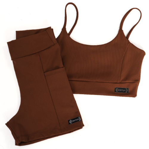 Conjunto Fitness Feminino de Poliamida