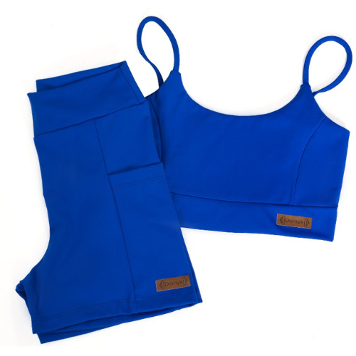 Conjunto Fitness Feminino de Poliamida