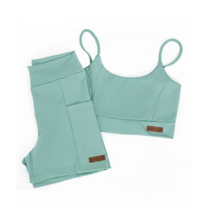 Conjunto Fitness Feminino de Poliamida