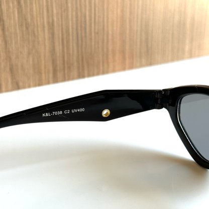 Óculos de Sol Feminino Poligonal Unissex UV400 Proteção Solar Várias Cores da Moda