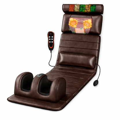 Colchão Massageador Shiatsu com Aquecimento, Airbag, Vibração e Controle Remoto