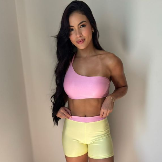 conjunto de short fitness crossfit nula manga academia fitness feminino